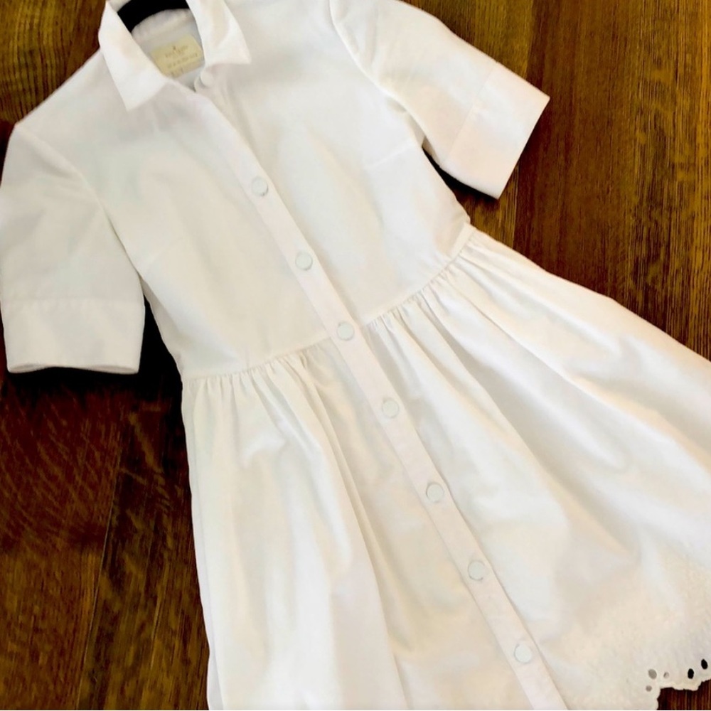 Kate Spade Cutwork Denim Mini Dress